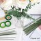 60 Pack Floral Stems Wire for Paper Flower 2 Gauge Flower Stems for Crochet Projects 16 Inch Artificial Green Crafts Wire Wreath Making Supplies for Flores Eterna Flower DIY